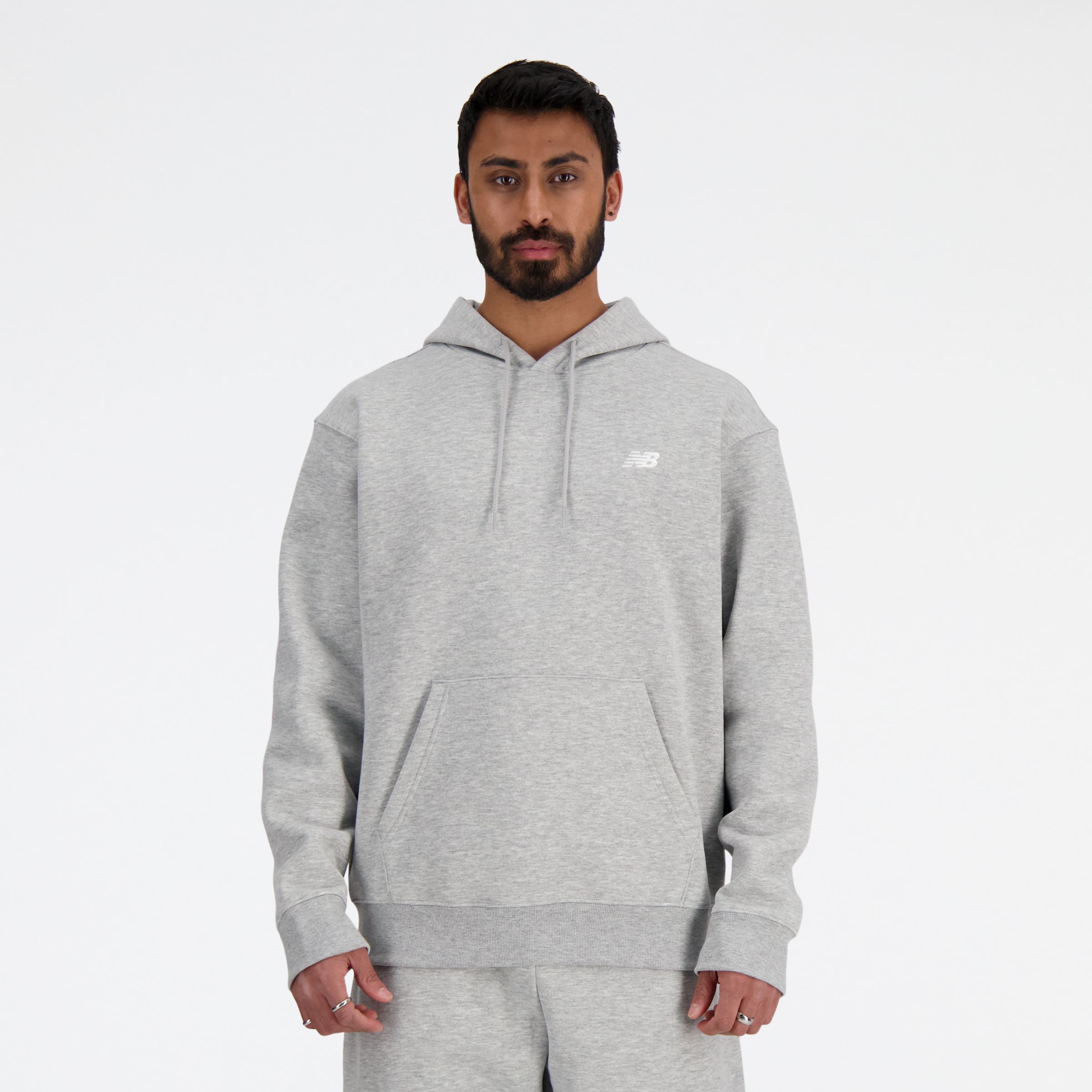 New Balance Men's Sport Essentials Fleece Hoodie In Grey