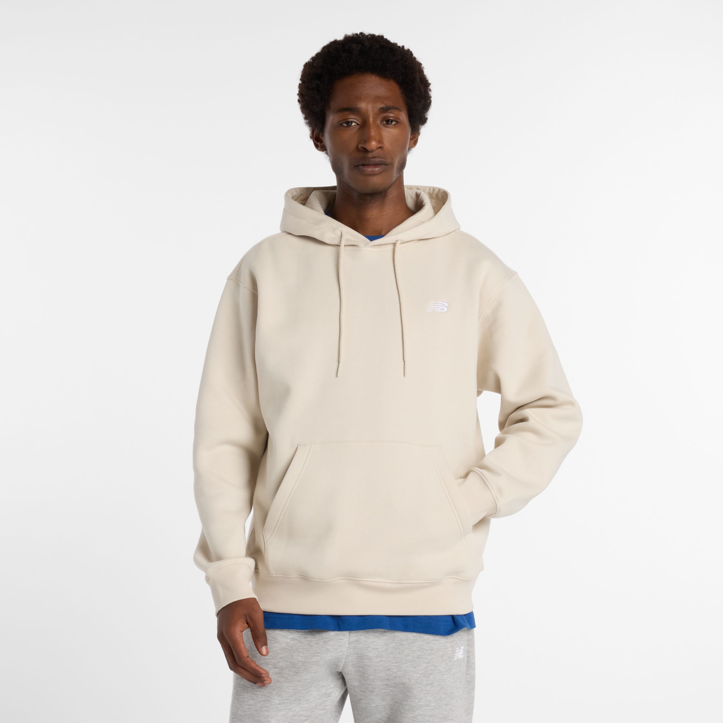 New Balance Men's Sport Essentials Fleece Hoodie In Neutral