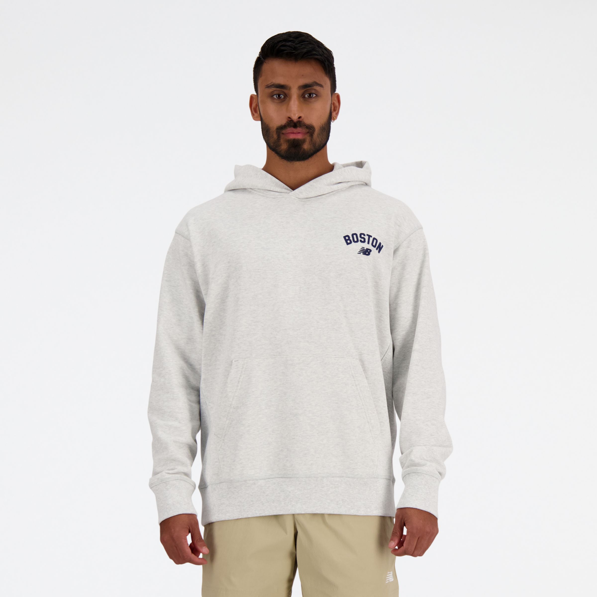 New Balance Men's Heritage Hoodie In Grey