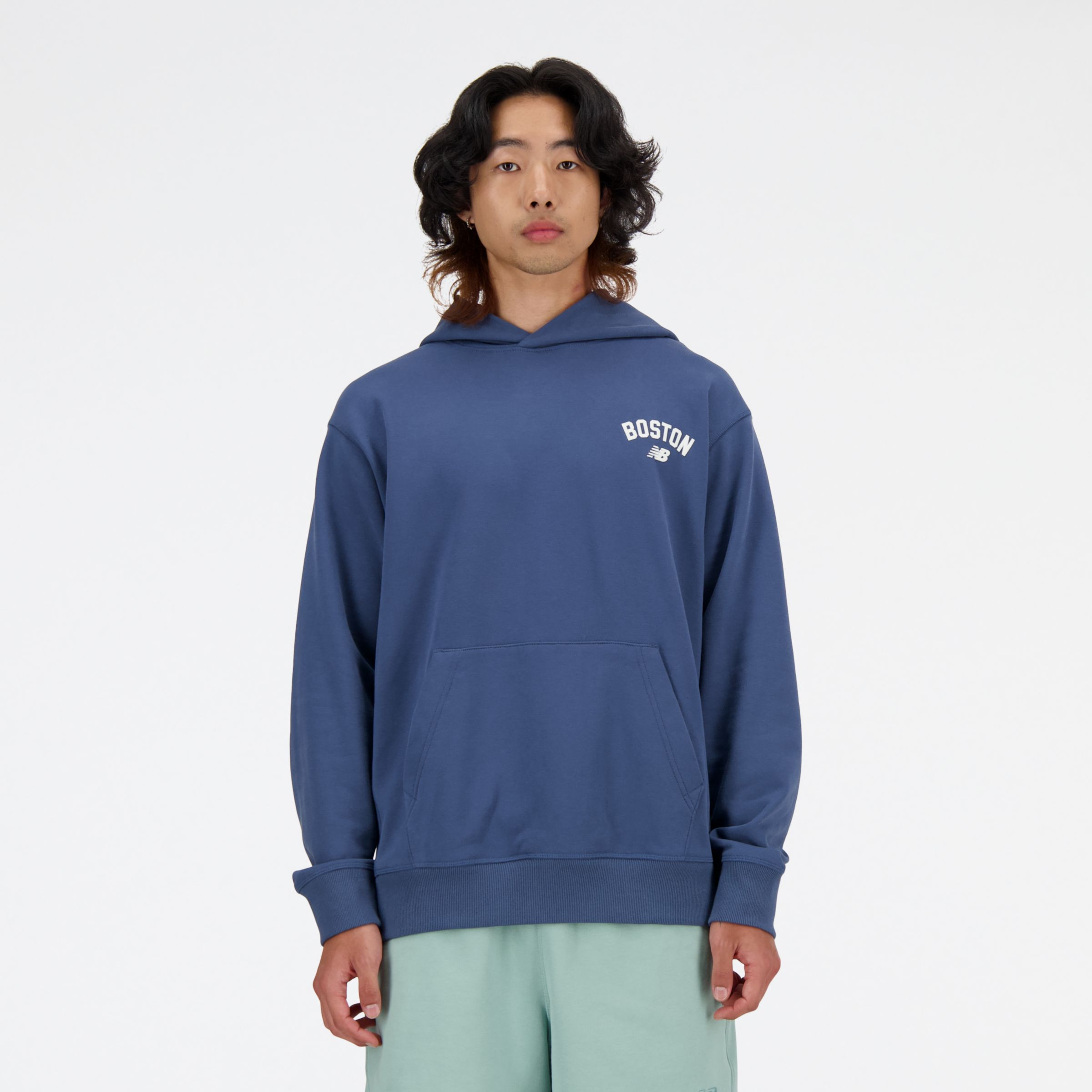 

New Balance Men's Heritage Hoodie Blue - Blue