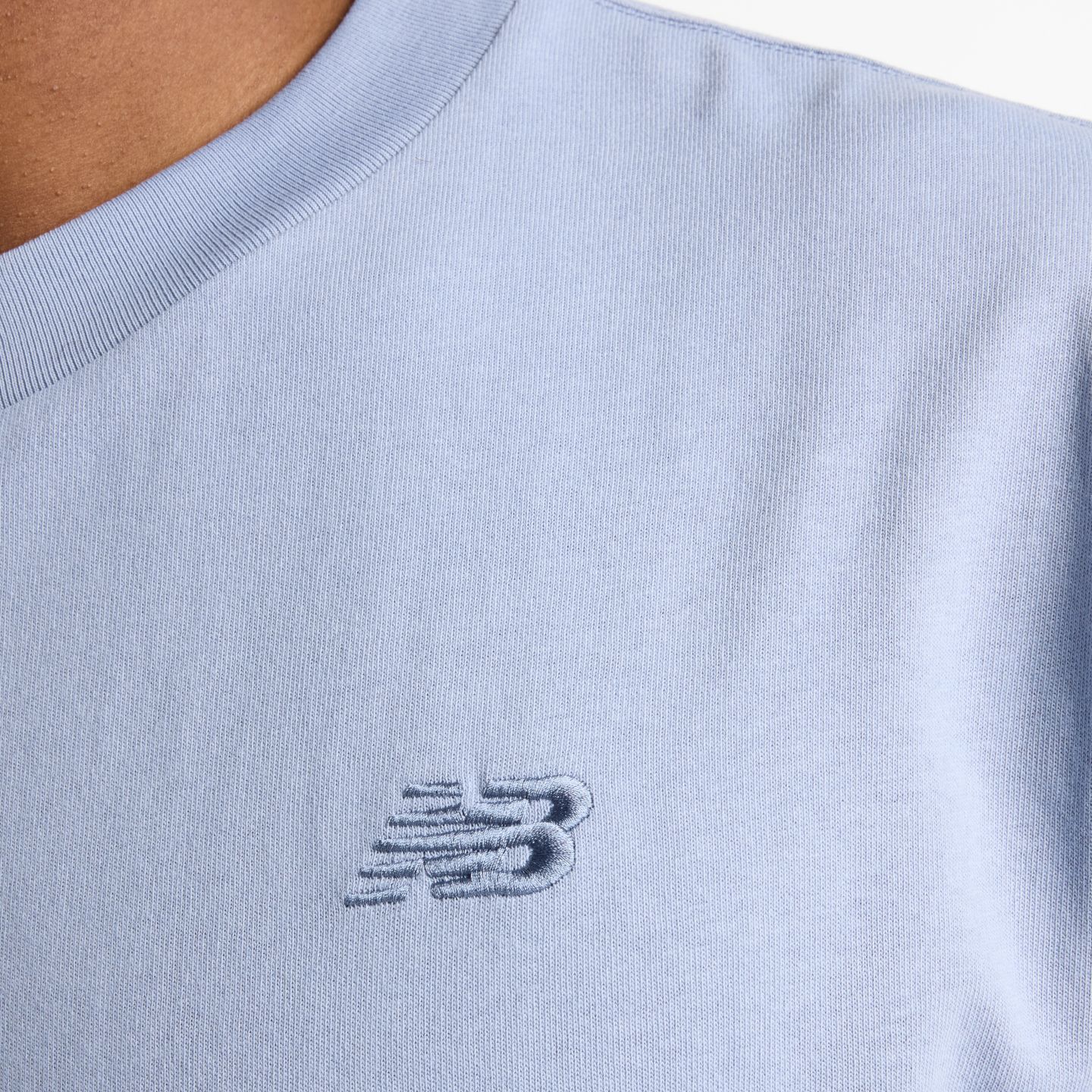 Мужская футболка New Balance Athletics Cotton, цвет: Сумеречный — фото 3