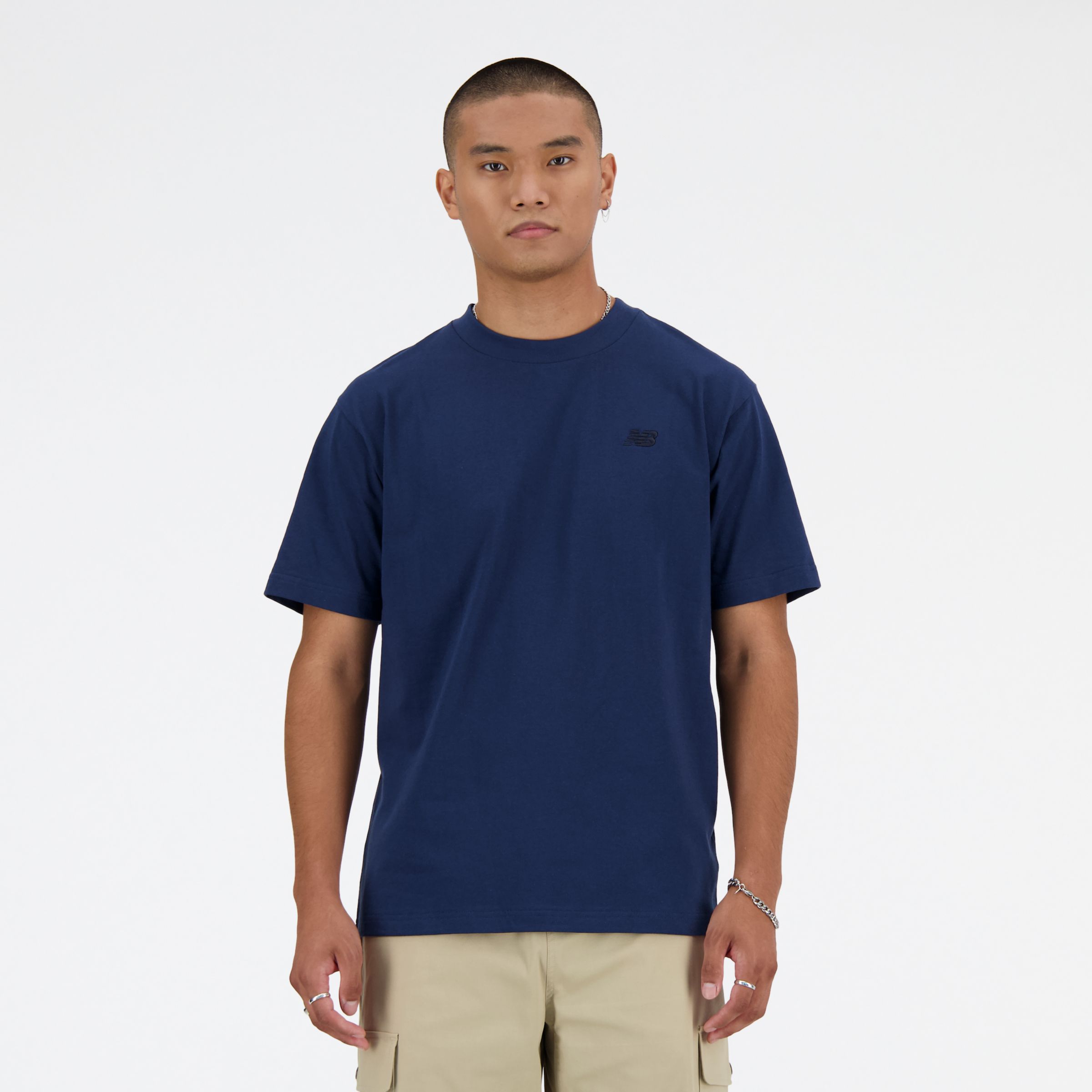 New Balance Uomo Athletics Cotton T-Shirt, Cotone, Taglia XL