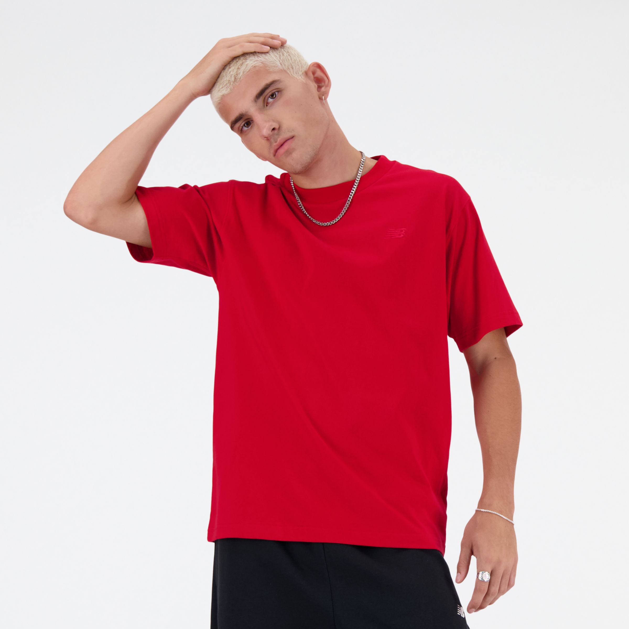 New balance best sale red t shirt