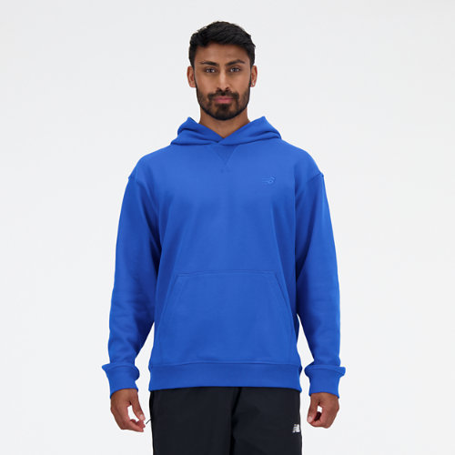 New Balance Men's Athletics French Terry Hoodie In Blue