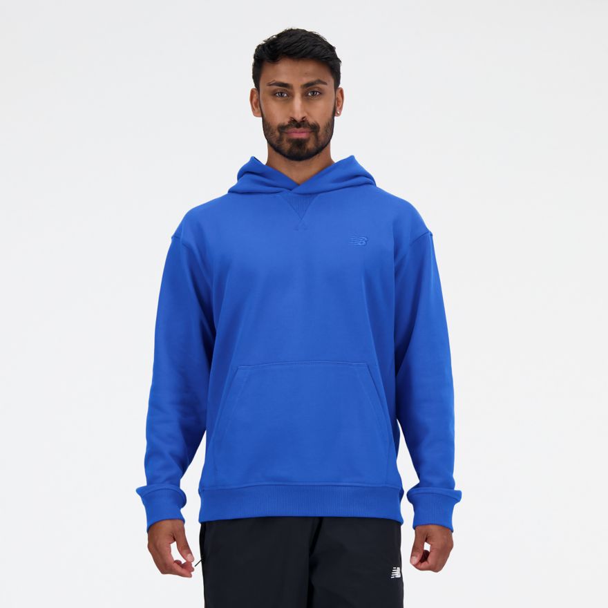 New Balance Men's Athletics French Terry Hoodie (Blue Oasis)