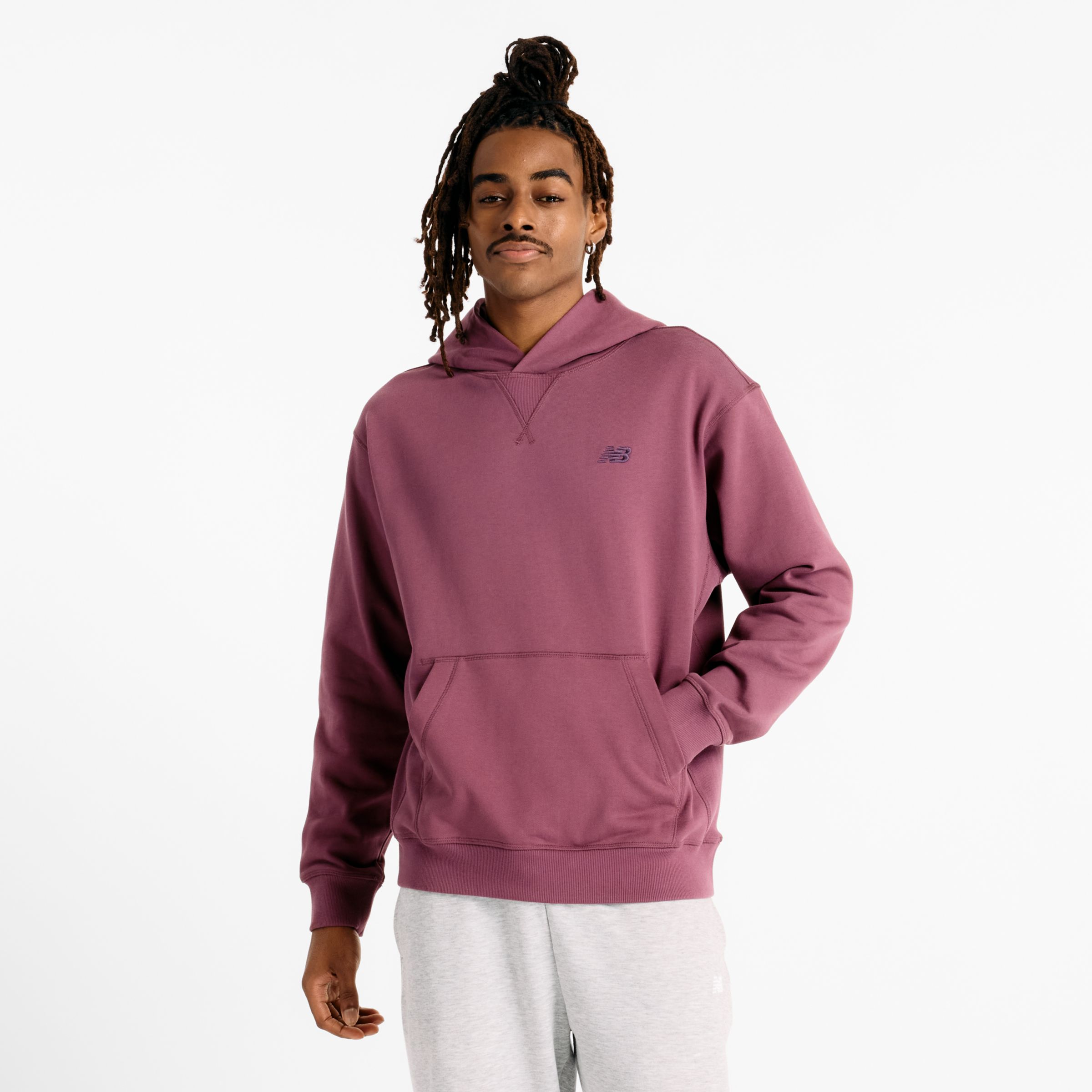 New Balance Uomo Athletics French Terry Hoodie, Taglia L