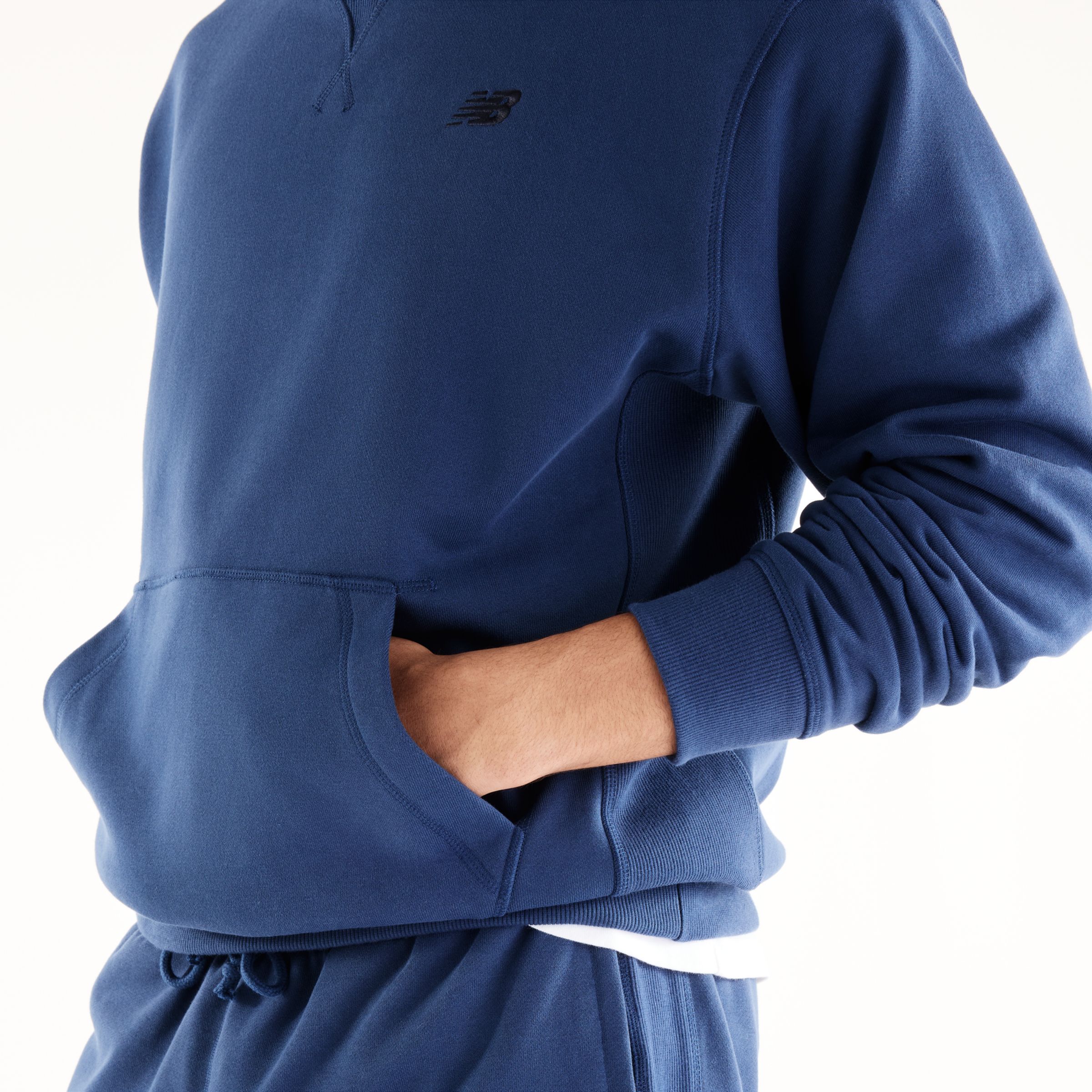 New Balance Chandail &agrave; capuche Athletics en jersey bouclette, MT41534NNY