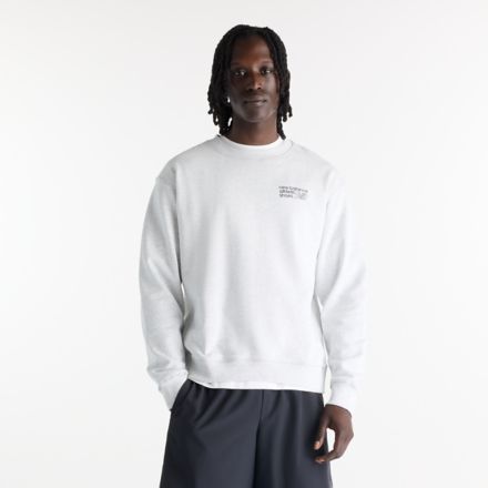 Athletics Premium Logo Crew, ASH HEATHER MULTI, MT41547AH3