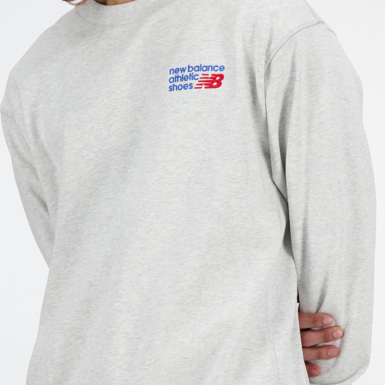 Мужские свитеры New Balance Athletics Premium Logo Crew — фото 2