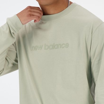 Hyper Density Graphic Long Sleeve T-Shirt, OLIVINE, MT41558OVN