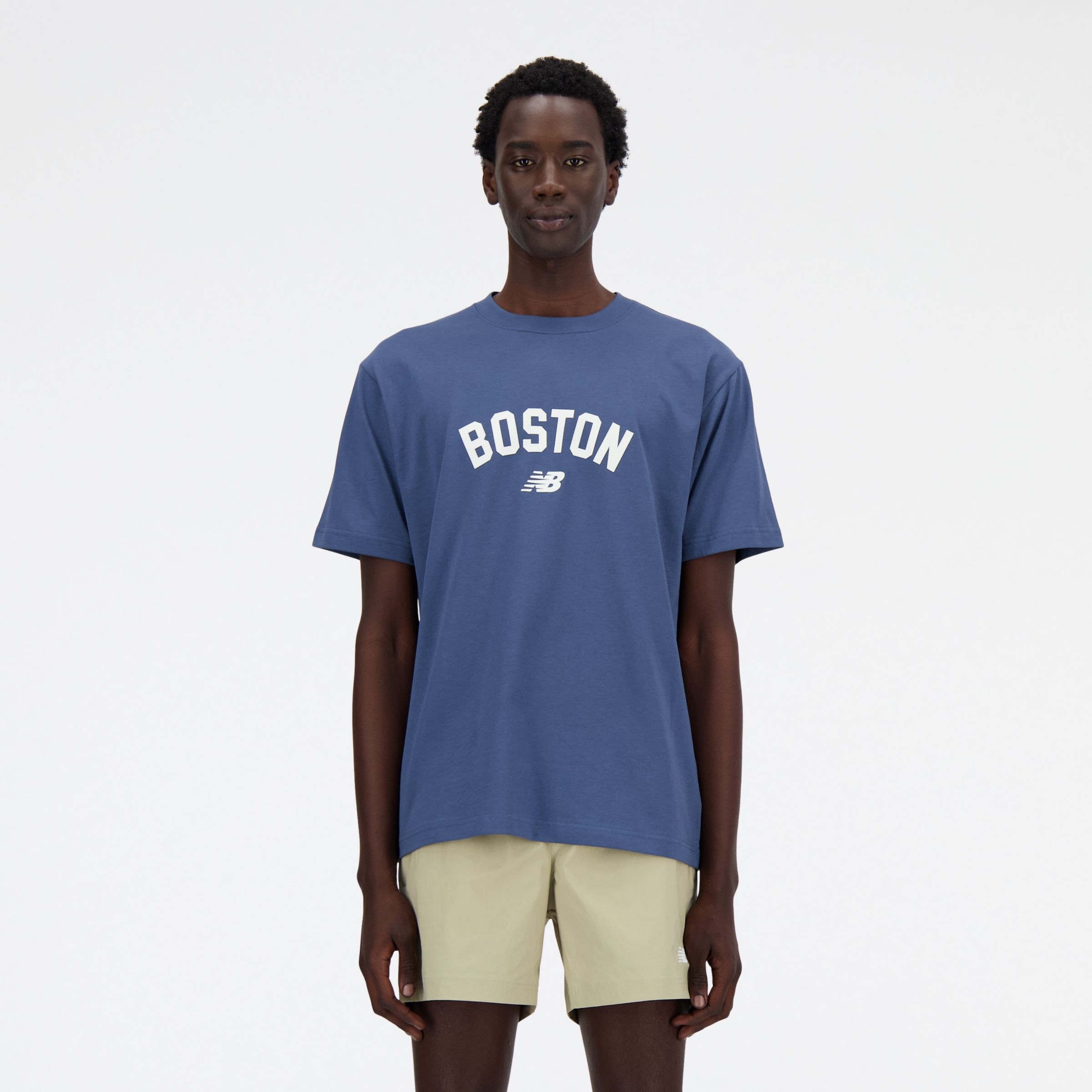 

New Balance Men's Heritage Graphic T-Shirt Blue - Blue