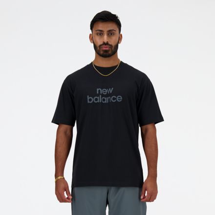 New Balance Men s Sport Essentials Linear T Shirt Black M