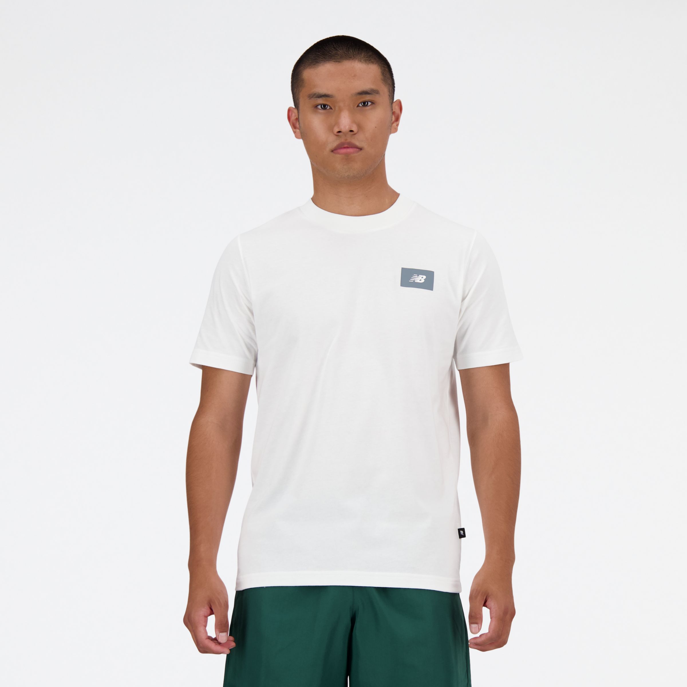 

New Balance Men's Sport Essentials Logo T-Shirt White - White