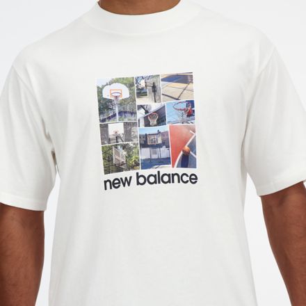 Hoops Graphic T-Shirt, NB NAVY, MT41598SST