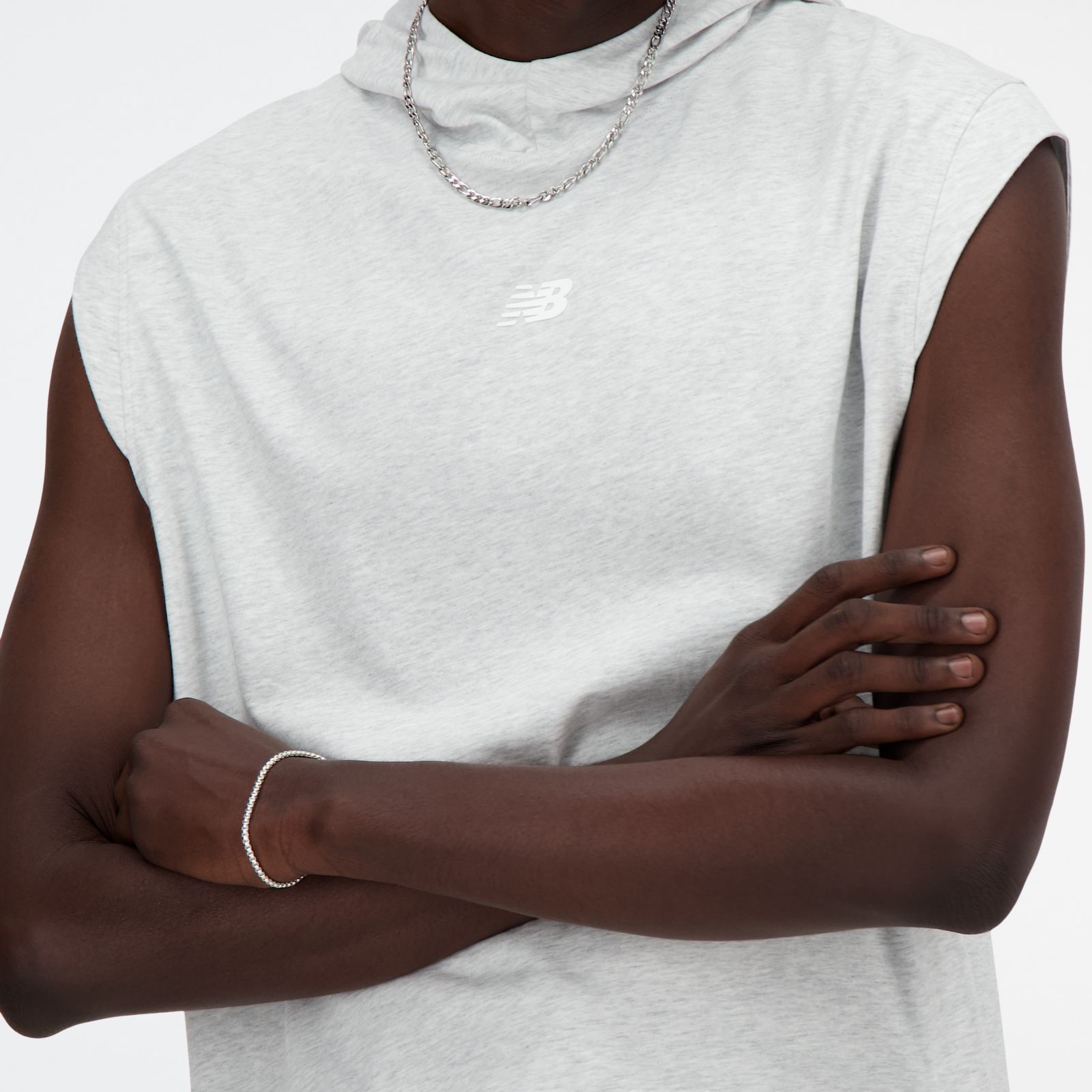 Мужские худи New Balance BP Sleeveless Lightweight — фото 4