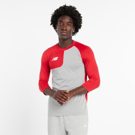 LS Asym Baseball Top Right, TEAM RED, MT41714RTRE