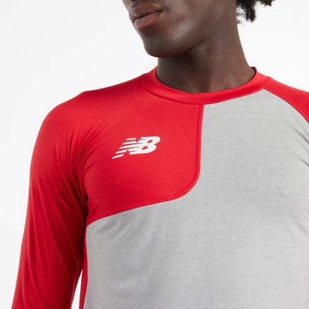 LS Asym Baseball Top Right, TEAM RED, MT41714RTRE