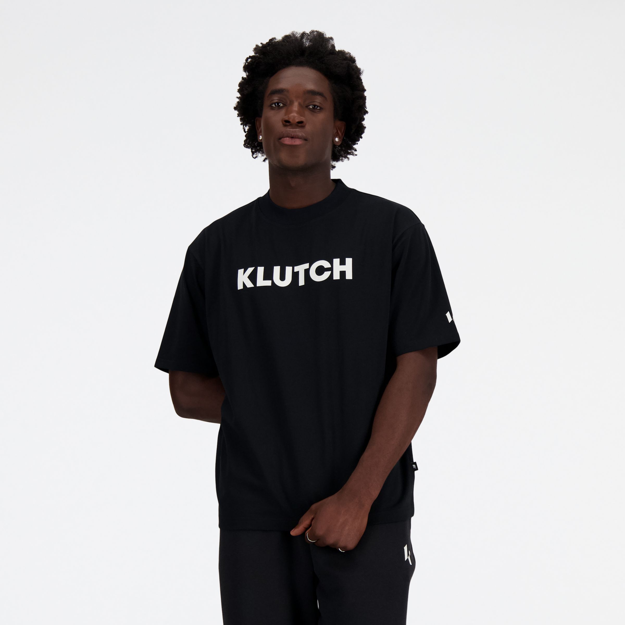 뉴발란스 New Balance Klutch X NB Short Sleeve T-Shirt,BLACK
