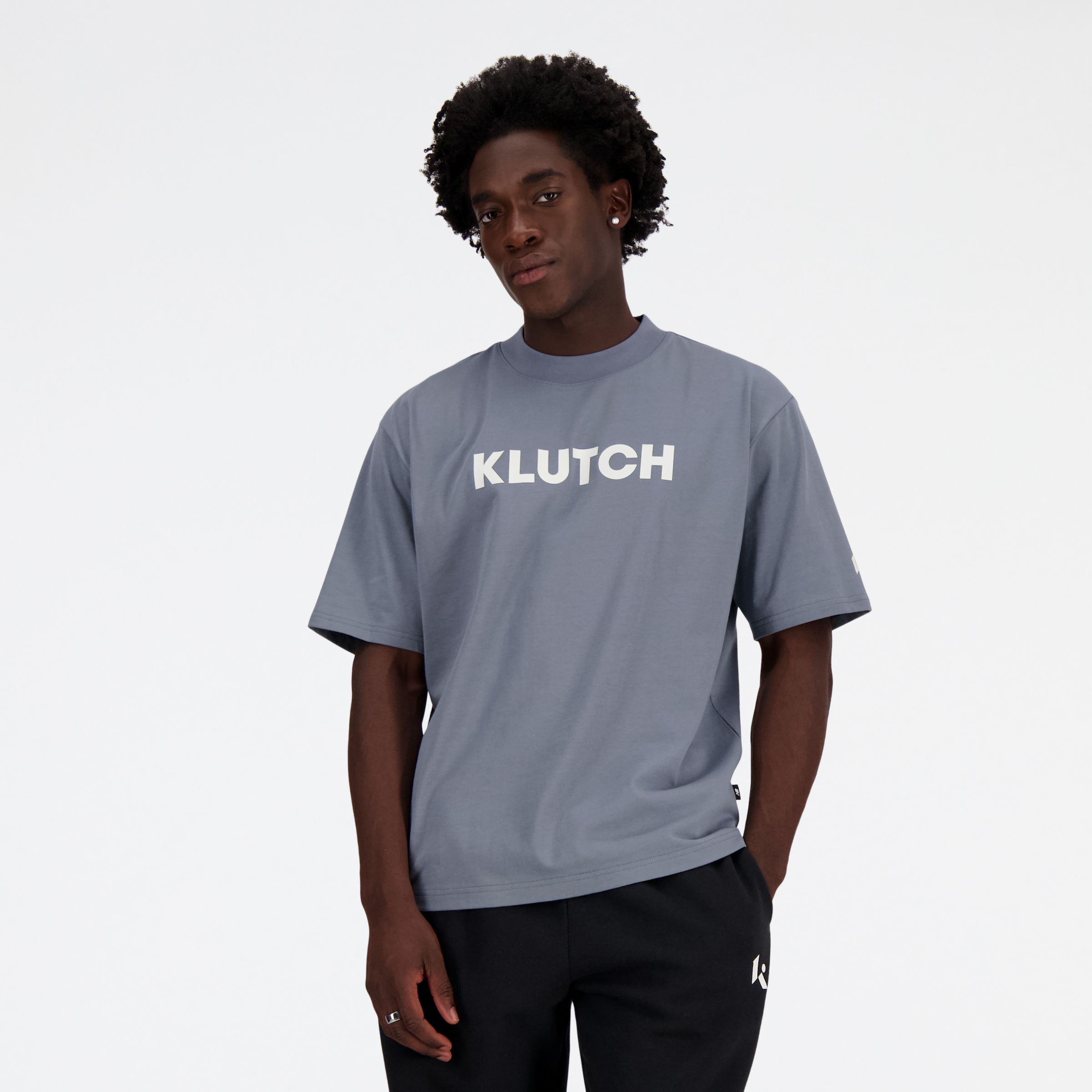 New Balance Men's Klutch X Nb Short Sleeve T-shirt In Grey