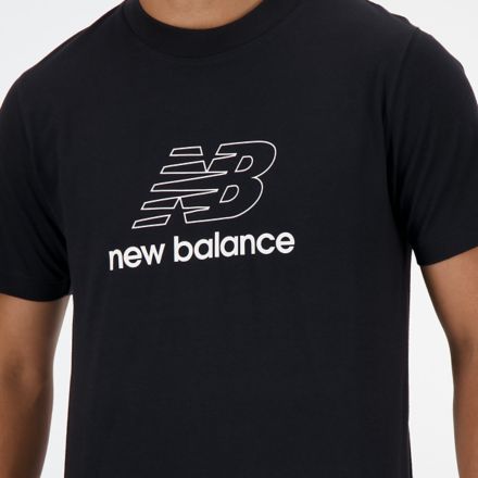 Graphic ショートスリーブTシャツ, BLACK, MT41906BK