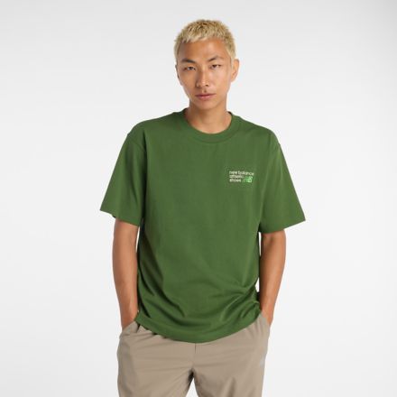 Athletics Premium Logo T-Shirt, DARK ALPINE GREEN, MT41908DAE