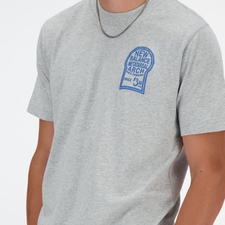 Sport Essentials Metatarsal 短袖上衣, 經典灰, MT41913AG