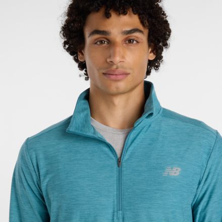 Space Dye 1/4 Zip, Athletic Grey with SLATE GREY, MT41915AB6