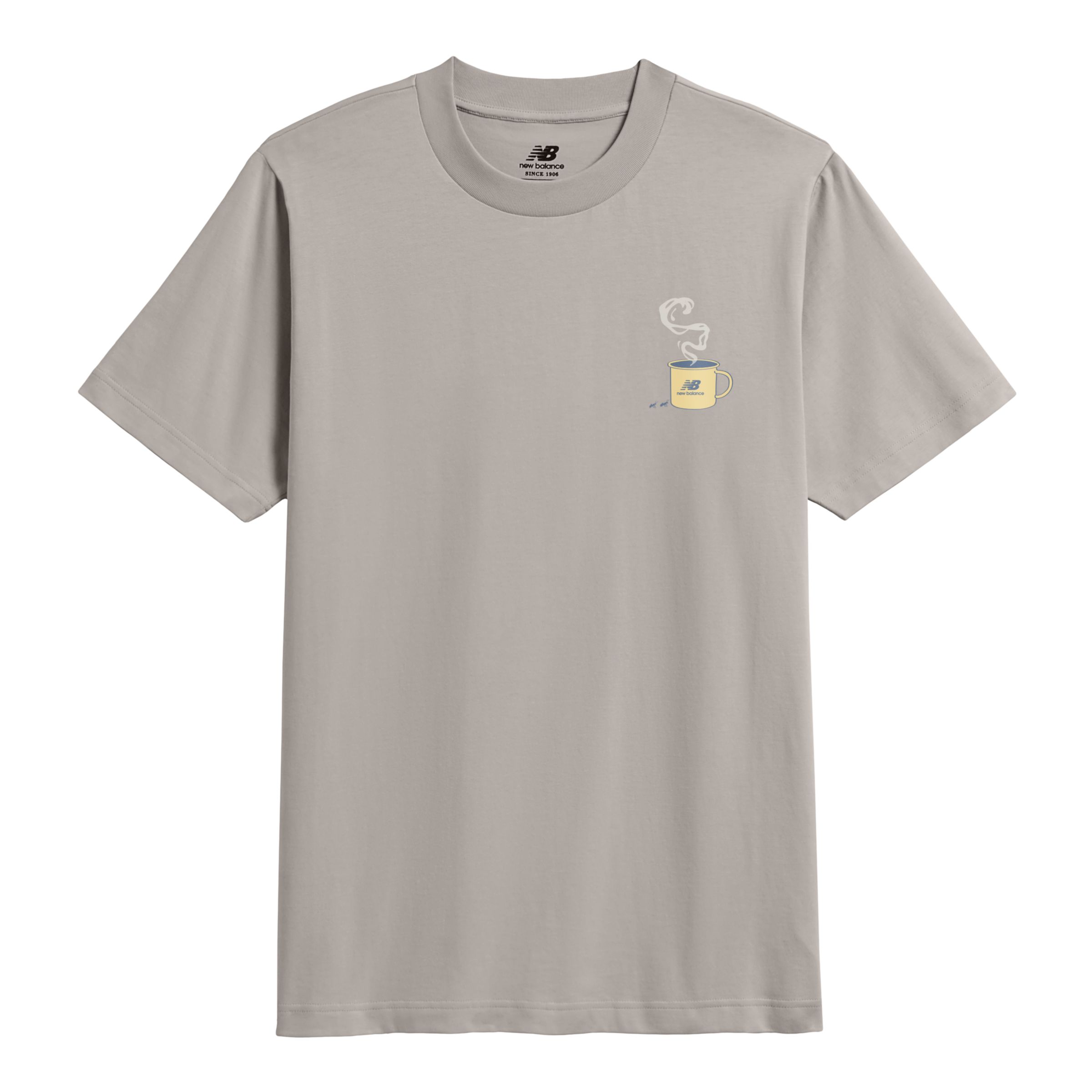 

New Balance Men's Cup O'Joe T-Shirt Grey - Grey