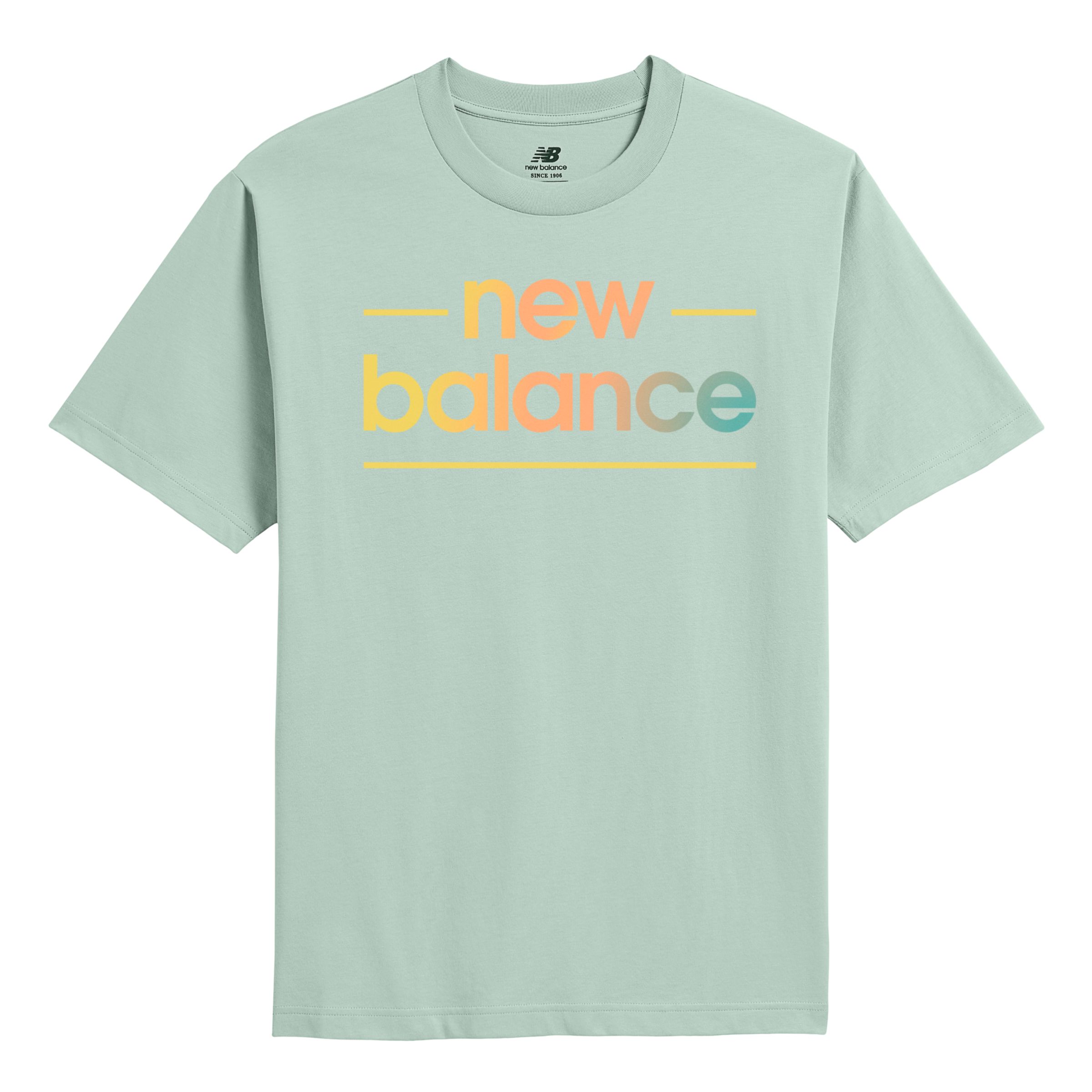 

New Balance Men's Linear T-Shirt Green - Green