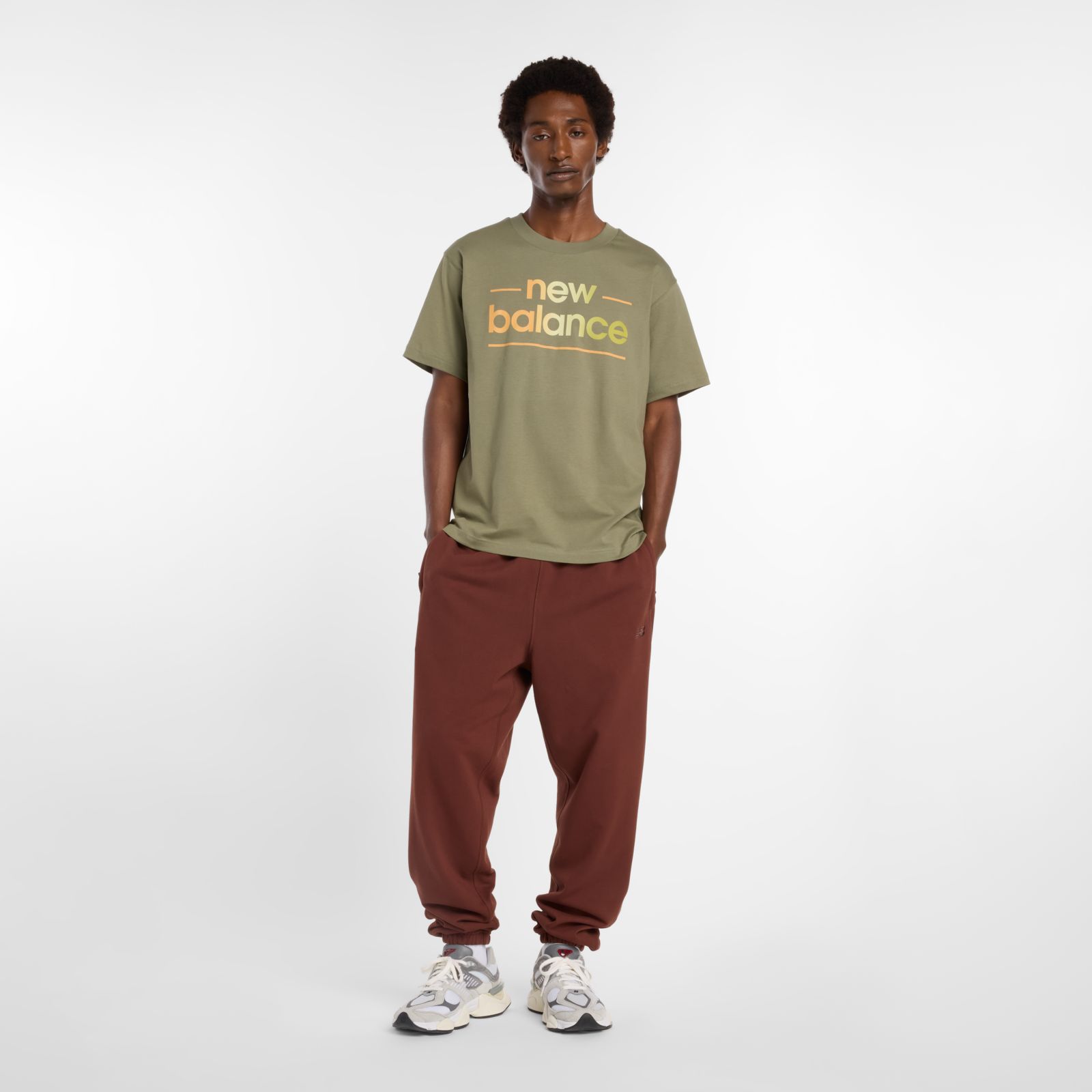 Мужские футболки New Balance Linear T-Shirt — фото 2