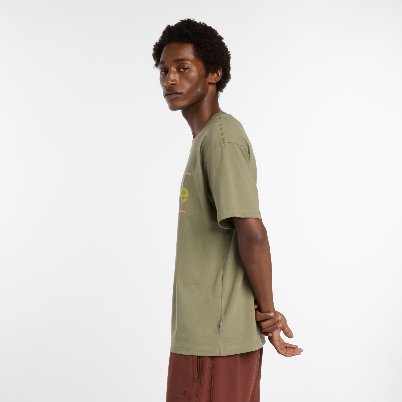 Мужские футболки New Balance Linear T-Shirt — фото 4