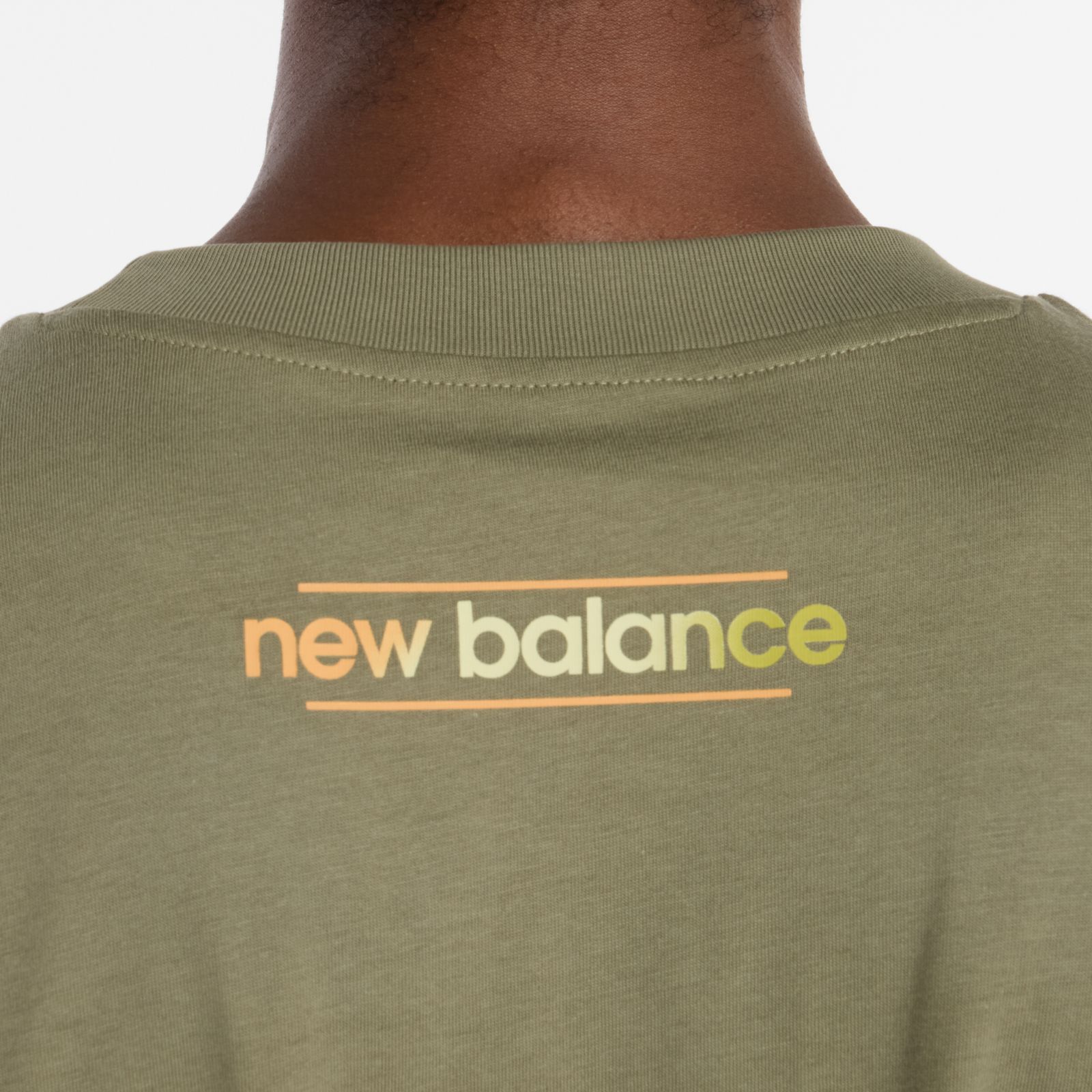 Мужские футболки New Balance Linear T-Shirt — фото 5