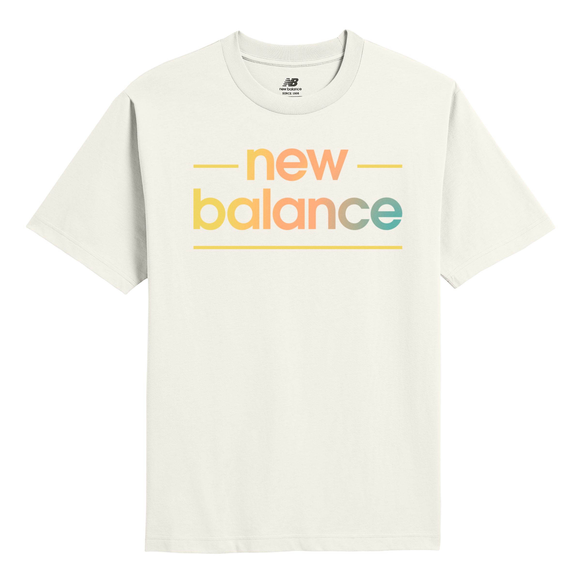 

New Balance Men's Linear T-Shirt White - White