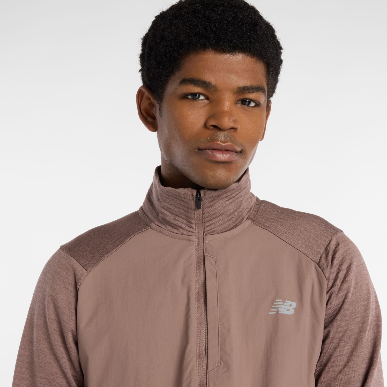 Мужские свитеры New Balance RC Essential Heat Grid 1/2 Zip — фото 3