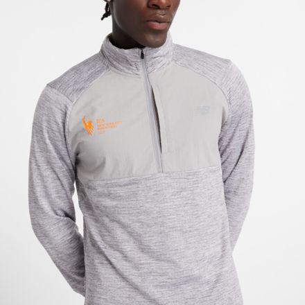 NYC Marathon Athletics Heat Grid 1/2 Zip
