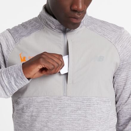 NYC Marathon Athletics Heat Grid 1/2 Zip