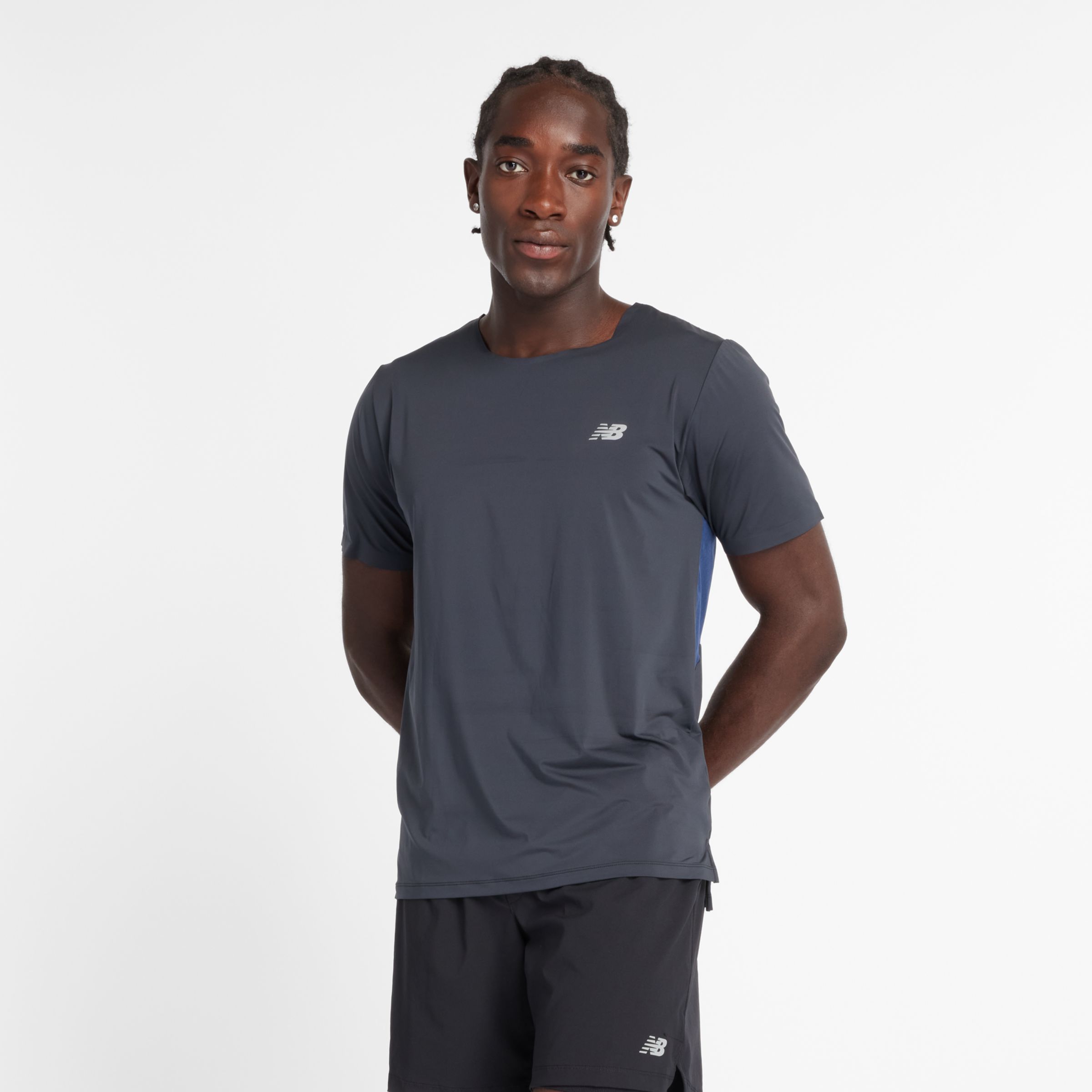 

New Balance Men's Race Day T-Shirt Black - Black