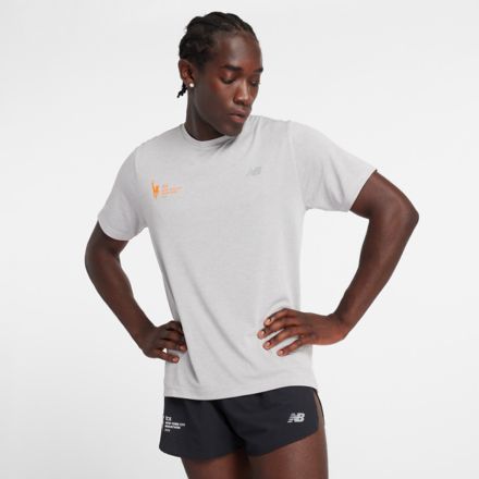 NYC Marathon Athletics T-Shirt, ATHLETIC GREY, MT43253MAG