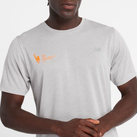 NYC Marathon Athletics T-Shirt, ATHLETIC GREY, MT43253MAG