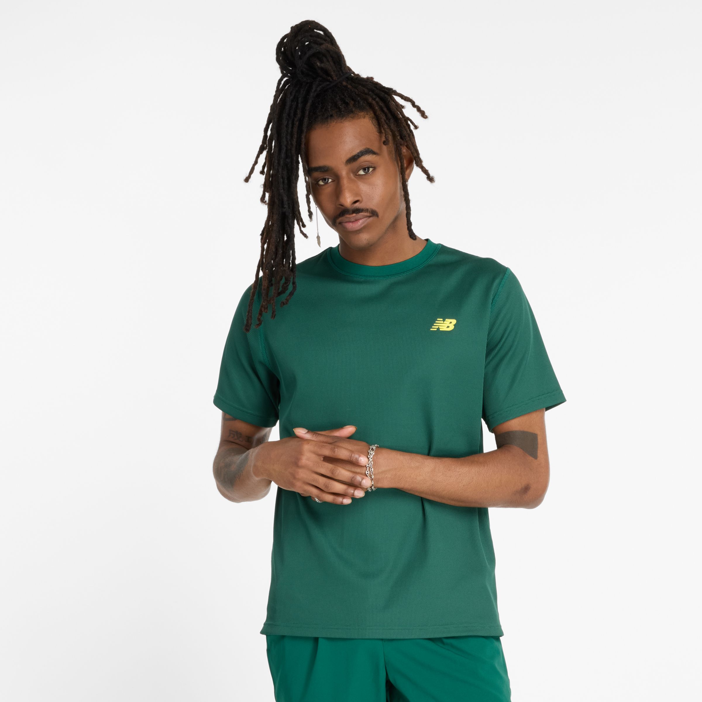 

New Balance Men's Waffle Tournament Top Green - Green