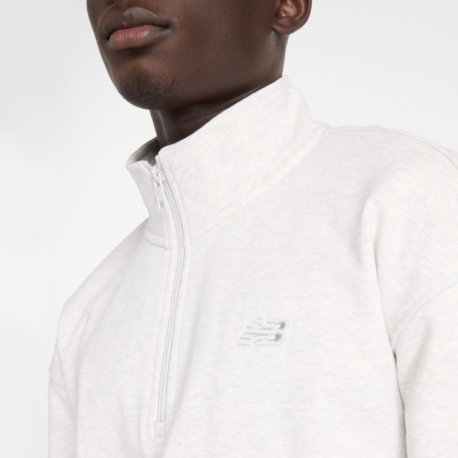 Мужской флисовый свитшот New Balance Athletics на молнии — фото 2