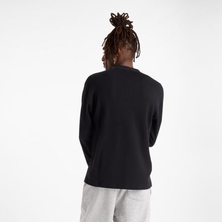 Waffle Knit 亨利領長袖上衣