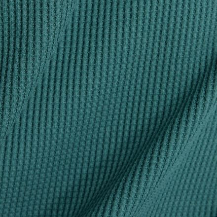 Waffle Knit Long Sleeve Henley