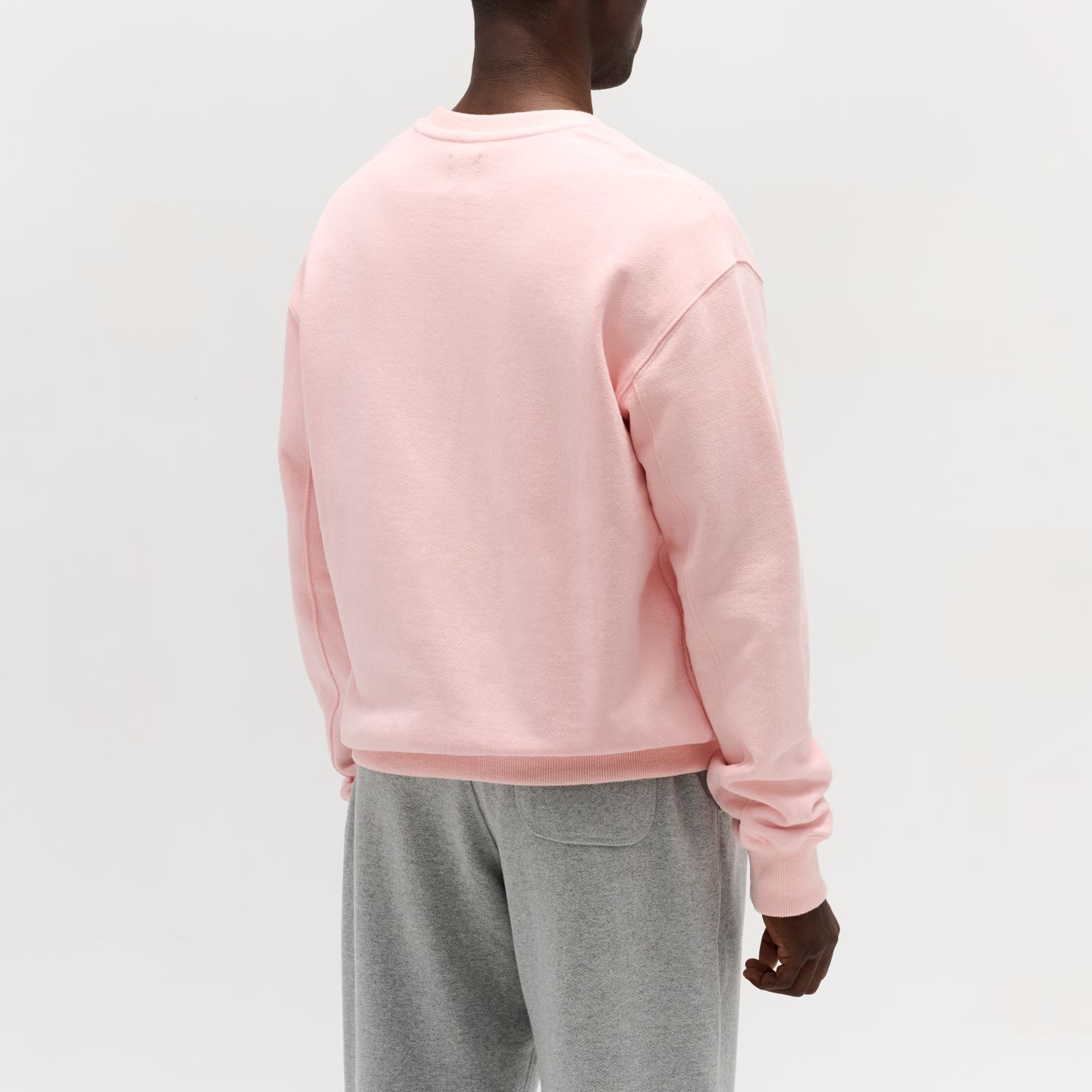 Мужской свитшот New Balance Made in USA Core Crewneck, цвет: Розовый мглистый — фото 3