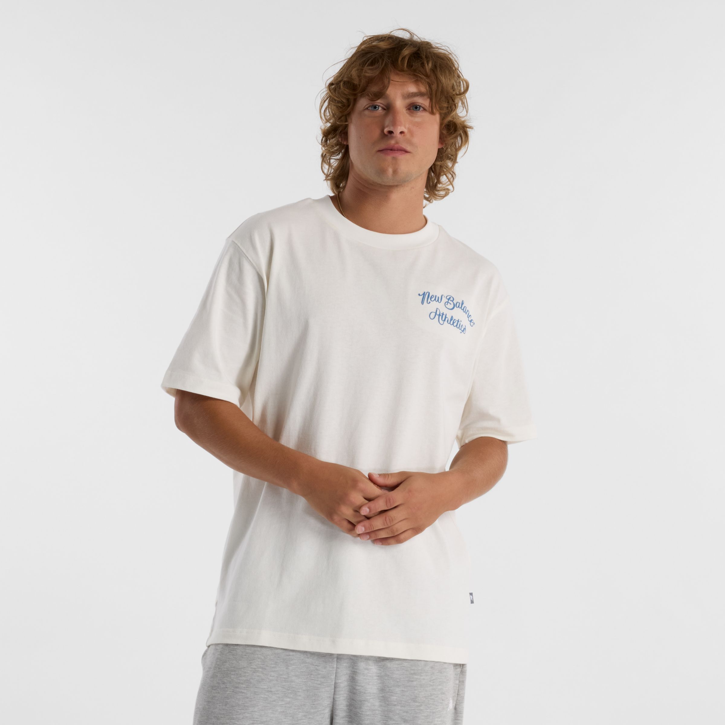 

New Balance Men's Athletics Relaxed League T-Shirt White - White