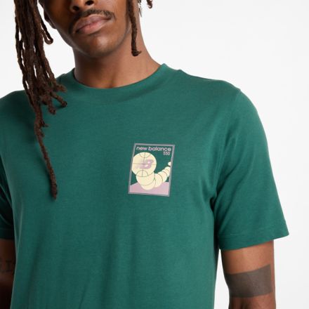 Green new balance shirt on sale