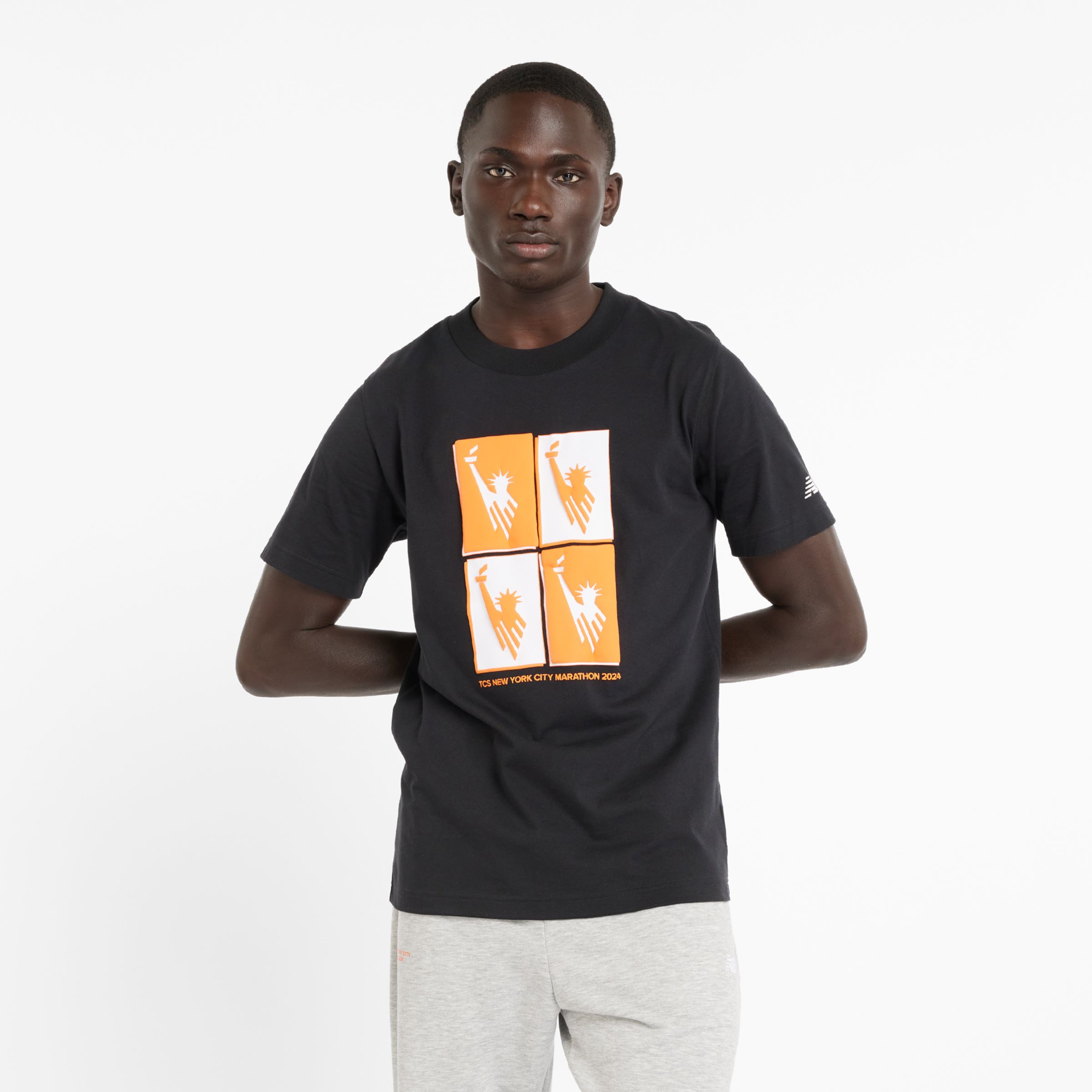 

New Balance Men's NYC Marathon Graphic T-Shirt Black - Black