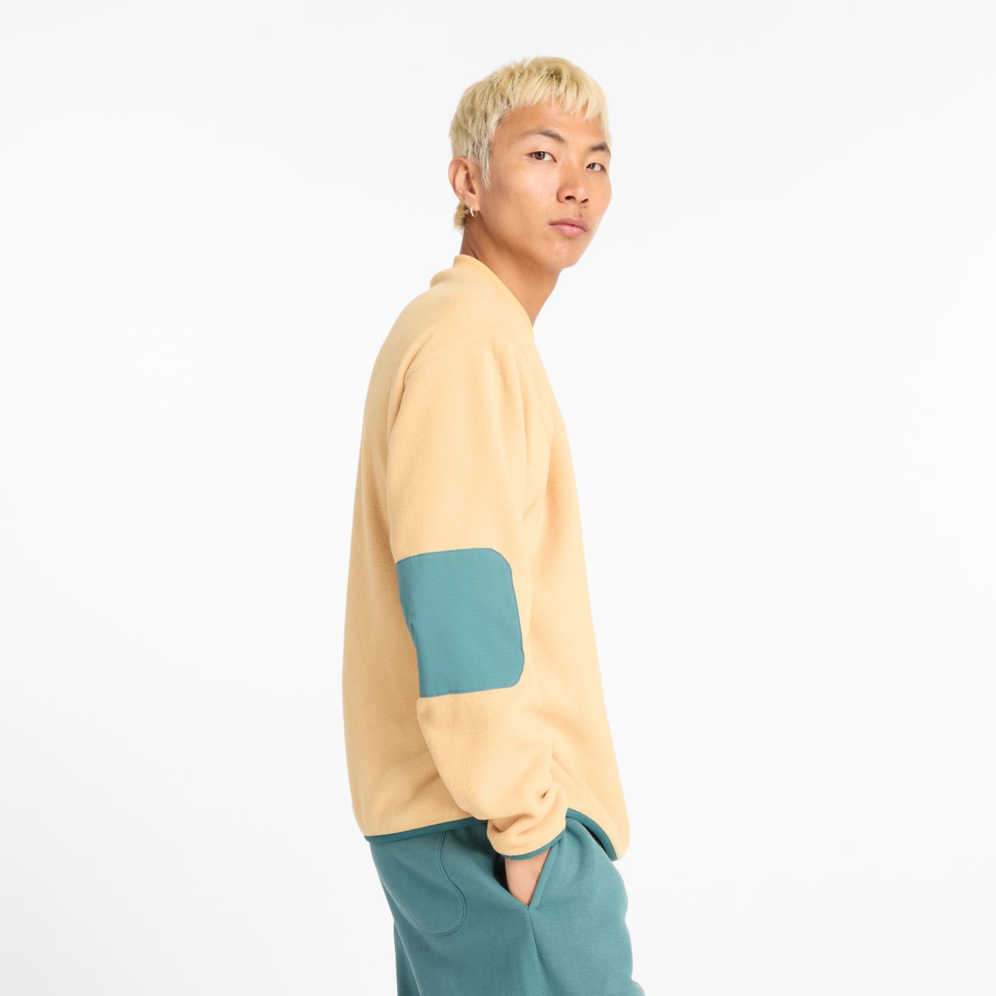 Мужской свитер New Balance Lindor Fleece Pullover, цвет: Dolce — фото 7