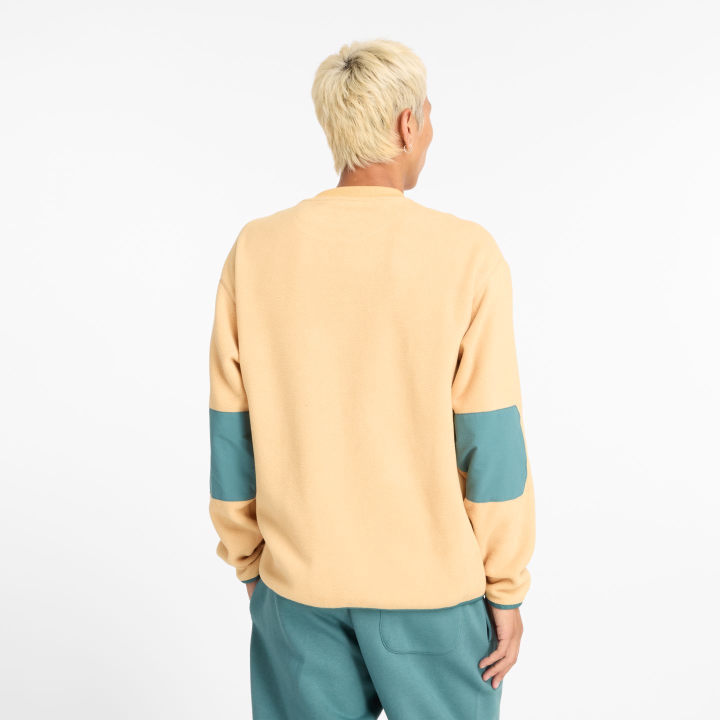 Мужской свитер New Balance Lindor Fleece Pullover, цвет: Dolce — фото 6