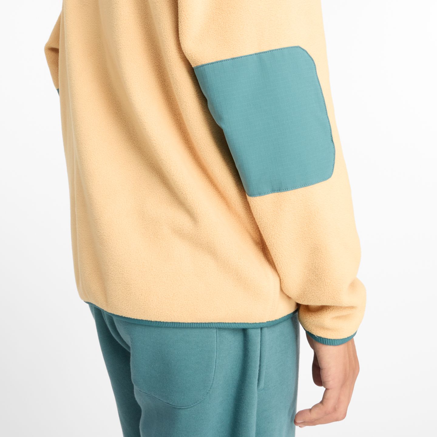 Мужской свитер New Balance Lindor Fleece Pullover, цвет: Dolce — фото 4